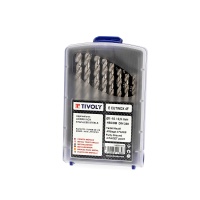 Set of 19 Metal drills for stainless steel 1 to 10 diameter