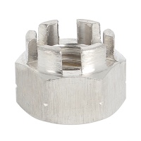 Slotted Nut, A2 Stainless Steel, DIN 935