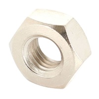 Hex Nut, Hu, Nickel-Plated Brass, DIN 934