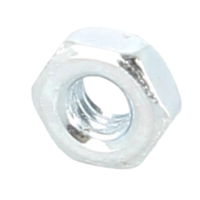 Hex Nut, Hu, Class 6 White Zinc Steel, DIN 934