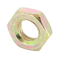 Thin Hex Nut, Hm, Yellow Zinc Steel, DIN 439