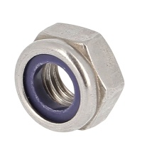 Nylstop Nut, A2 Stainless Steel, DIN 985