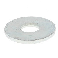 Washer, White Zinc Steel, DIN 9021