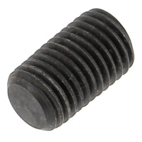 Flat Point, Black 14.9 Steel, DIN 913, 100 Thread