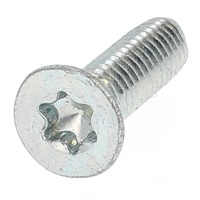 Thread-forming, Countersunk Torx Head, White Zinc Steel, DIN 7500M