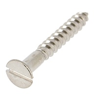 Slotted Countersunk Head Wood Screw, A4 Stainless Steel, DIN 97