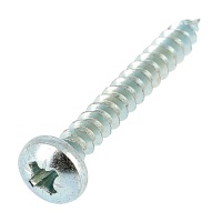 Wood and Chipboard Screw, Torx, White Zinc Steel