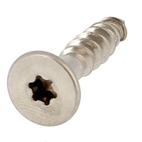 Wood and Chipboard Screw, Countersunk Torx Head, A2 Stainless Steel