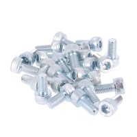 White 8.8 Zinc Steel 
