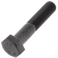 Black 8.8 Steel, Partially Threaded, DIN 960 - 100 Thread