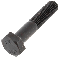 Black 8.8 Steel, Partially Threaded, DIN 960 - 125 Thread