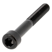 Hex Socket Round Head Screw, Black 8.8 Steel, Partially Threaded, DIN 912