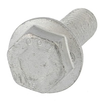 Hex Head, Ribbed Flange, Class 100 Zinc-Plated Flake Steel