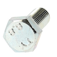 Hex Head, White Zinc 8.8 Steel, Fully Threaded, DIN 933