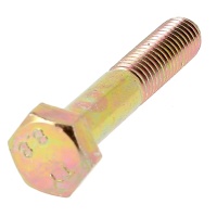 Hex Head, Yellow Zinc 8.8 Steel, Partially Threaded, DIN 931