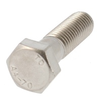 Hex Head, A4 Stainless Steel, Partially Threaded, DIN 931