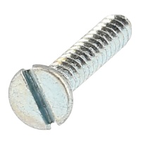 Countersunk Head Sheet Metal Screw, White Zinc Steel, DIN 7972