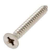 Countersunk Pozidriv Head Sheet Metal Screw, A4 Stainless Steel, DIN 7982