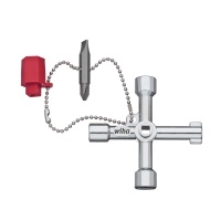 Switch cabinet Unviversal key Elektro as a cross, square, triangular drive, two-way key, 1/4''