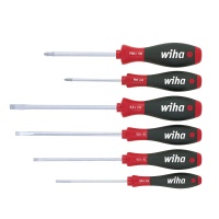 SoftFinish Slotted/Phillips Screwdrivers Set - 6 pieces