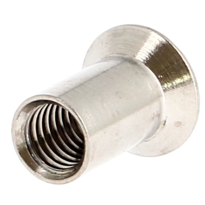Écrou Relieur Fraisé Bombé Fendu Inox A2