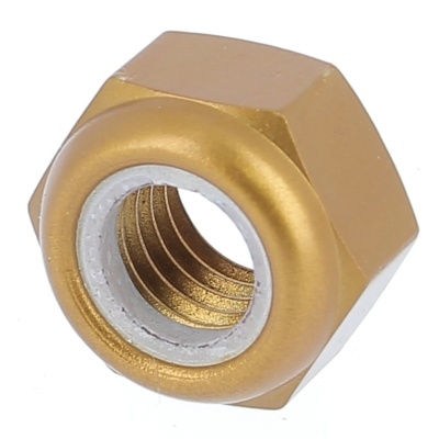 Blister pack of 5 Nuts, Nylstop Dural 2030 OA, Gold