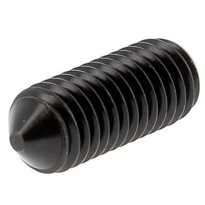Hex Socket Headless, Cone Point, Black 14.9 Steel, DIN 914