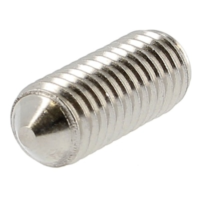 Hex Socket Headless, Cone Point, A2 Stainless Steel, DIN 914