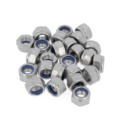 Bag of Nylstop Self-locking hex nuts