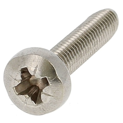 Thread-forming, Pozidriv Button Head, Stainless Steel, DIN 7500C