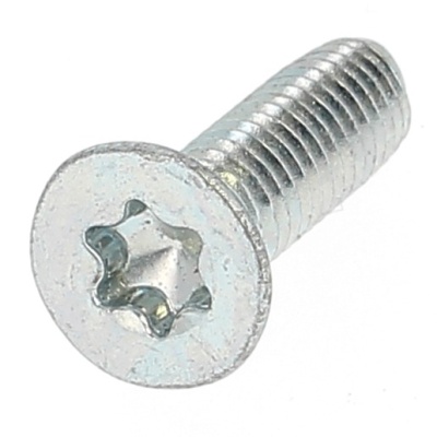 Thread-forming, Countersunk Torx Head, White Zinc Steel, DIN 7500M