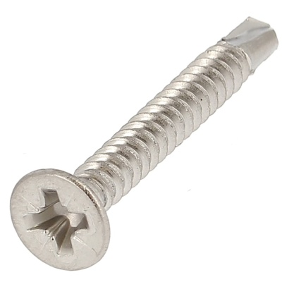 Self-drilling, Countersunk Head, Phillips, A2 Stainless Steel, DIN 7504O