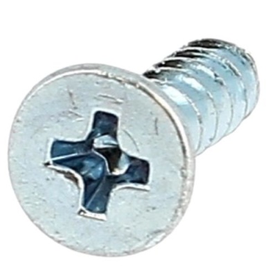 Plastite Countersunk Head, Phillips, WN 1413, White Zinc Steel