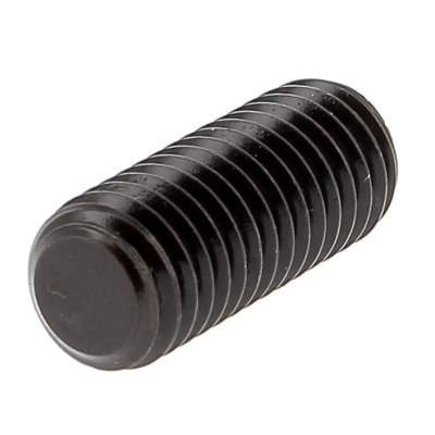Hex Socket Headless, Flat Point, Black 14.9 Steel, DIN 913