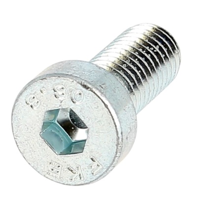 Hex Socket Round Head Screw (Low Head), White Zinc 8.8 Steel, DIN 7984