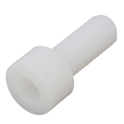 Hex Socket Round Head Screw, Natural Nylon PA6-6, DIN 912