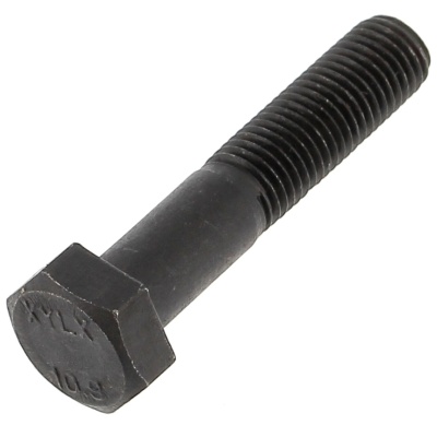 Black 10.9 Steel, Partially Threaded, DIN 960 - 100 Thread