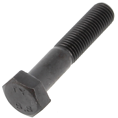 Black 8.8 Steel, Partially Threaded, DIN 960 - 100 Thread