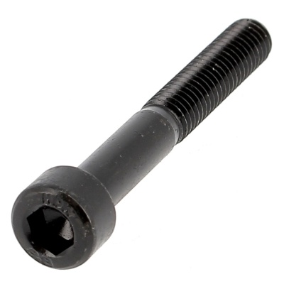 Hex Socket Round Head Screw, Black 8.8 Steel, Partially Threaded, DIN 912