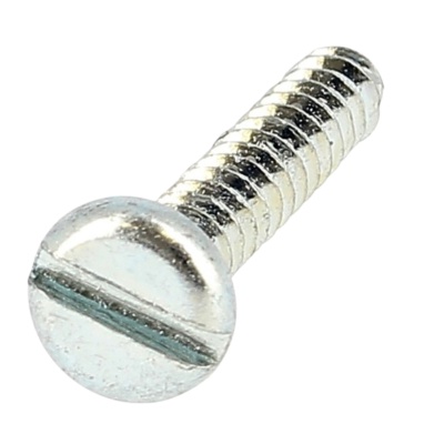Pan Head Sheet Metal Screw, White Zinc Steel, DIN 7971