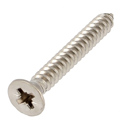 Countersunk Pozidriv Head Sheet Metal Screw, A4 Stainless Steel, DIN 7982